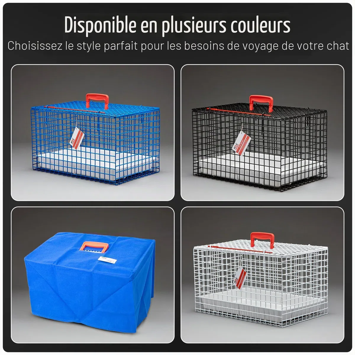 MDC Cage de transport métallique