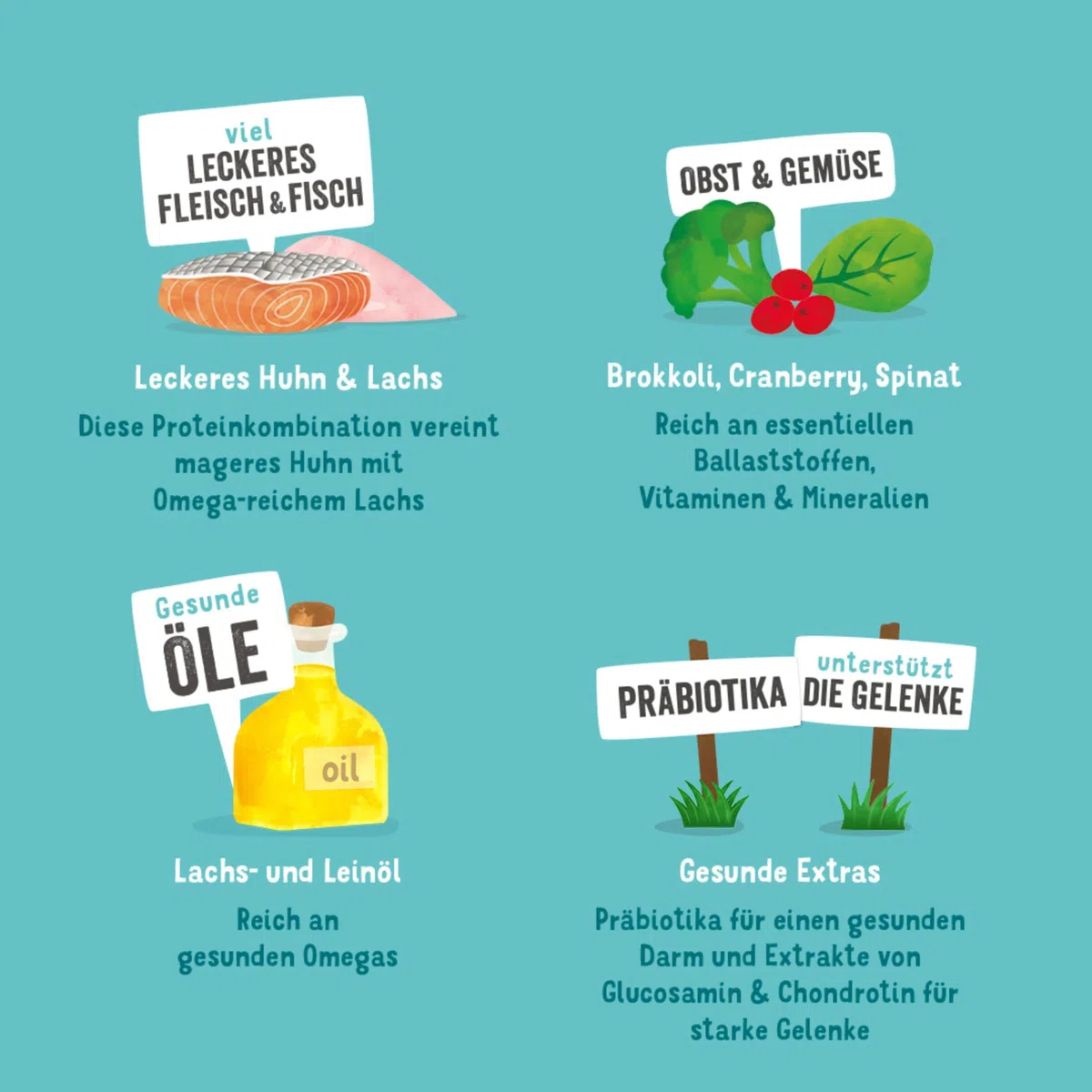 Edgard & Cooper Nourriture Humide pour Chien - Parrain - sans céréales Senior - Nourriture Humide - Poulet Naturel et Saumon - 400 g x 6 avec Beaucoup de Viande fraîche et d'intestins nutritifs