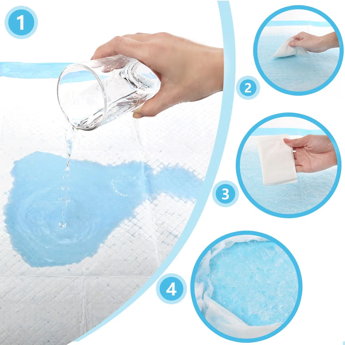 Nobleza - 50 x Tapis hygiénique d’entraînement pour Chiens. Ultra Absorbant. 40cm*60cm. 50 unités.