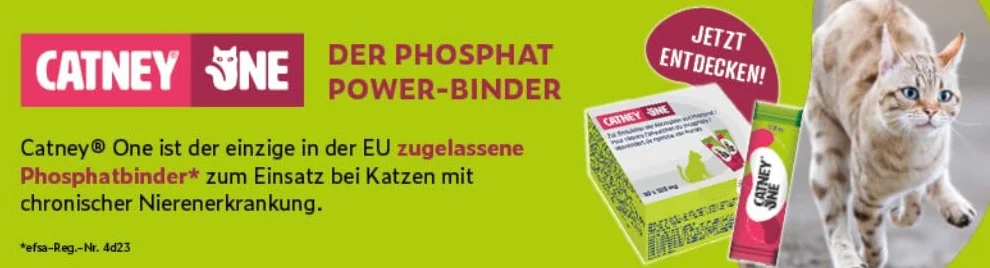 Dechra Catney One | 30 x 520 MG | Aliment complémentaire pour des objectifs nutritionnels particuliers chez Les Chats | pour Soutenir la Fonction rénale en Cas d'insuffisance rénale Chronique