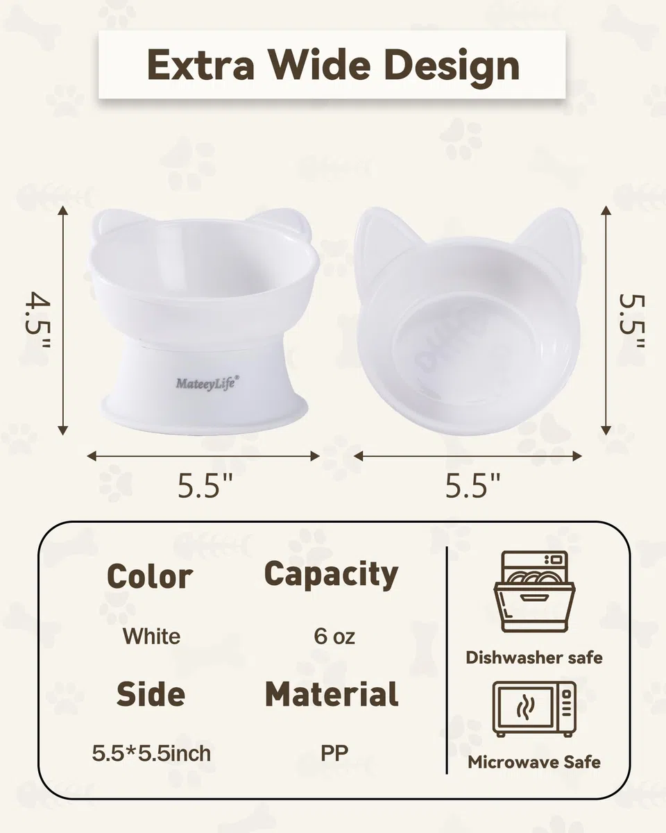 MateeyLife Cat Bowl