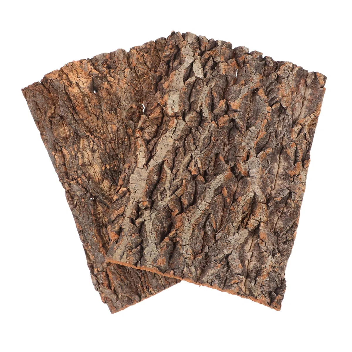 Zerodeko Terrarium Fond 2Pcs Terrarium Liège Fond D'écran Reptile Réservoir Toile De Fond Décoration Habitat Tapis d'escalade Décoration pour Lézard Tortue Gecko Dragon Barbu Liege Terrarium