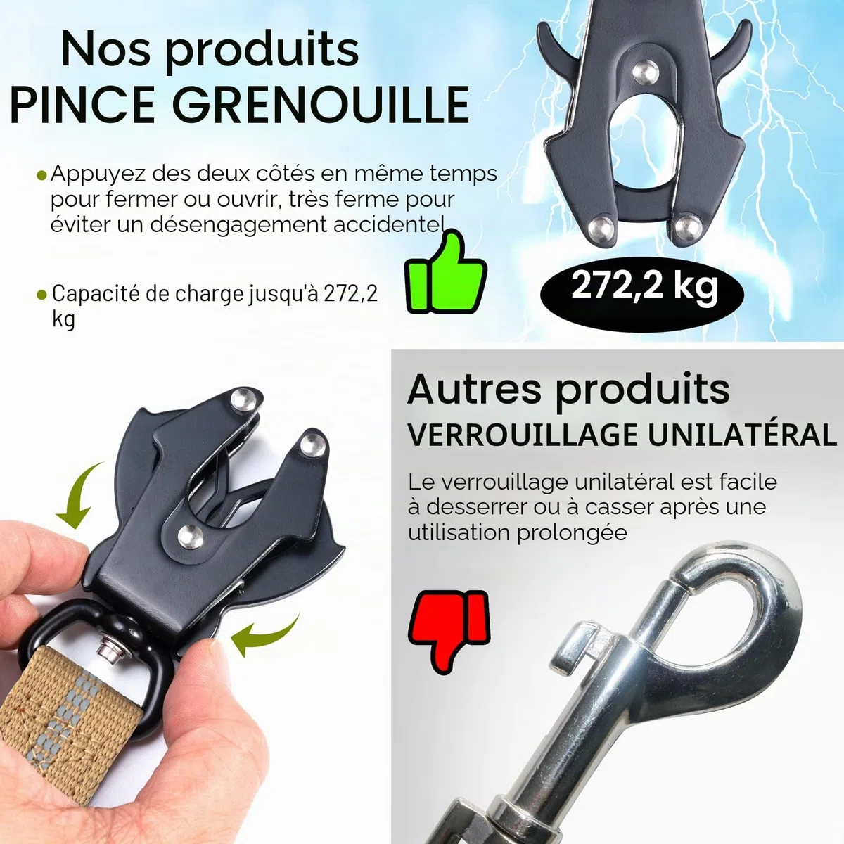 Laisse Tactique Robuste pour Chien avec Mousqueton à dégagement Rapide et Fils hautement réfléchissants, 1,2 à 1,8 m pour Chiens de Taille Moyenne et Grande(Marron et Noir)