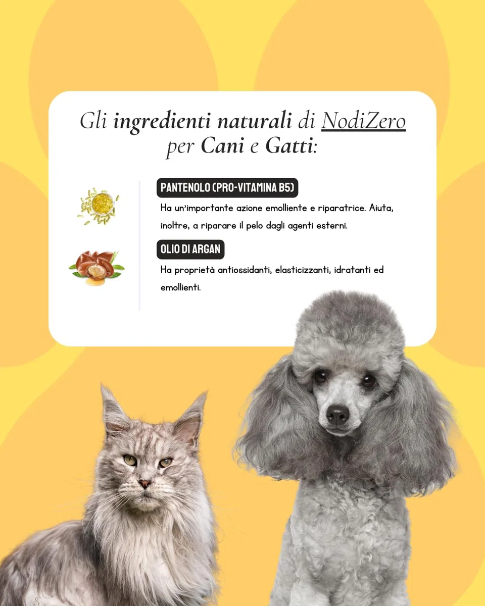 Il Principino - Spray Démêlant chien et chat, idéal pour dissoudre nœuds, demelant chat poils longs, démêlant efficace poils de chien, aide le brossage, illumine,empêche la formation des nœuds 200 ml