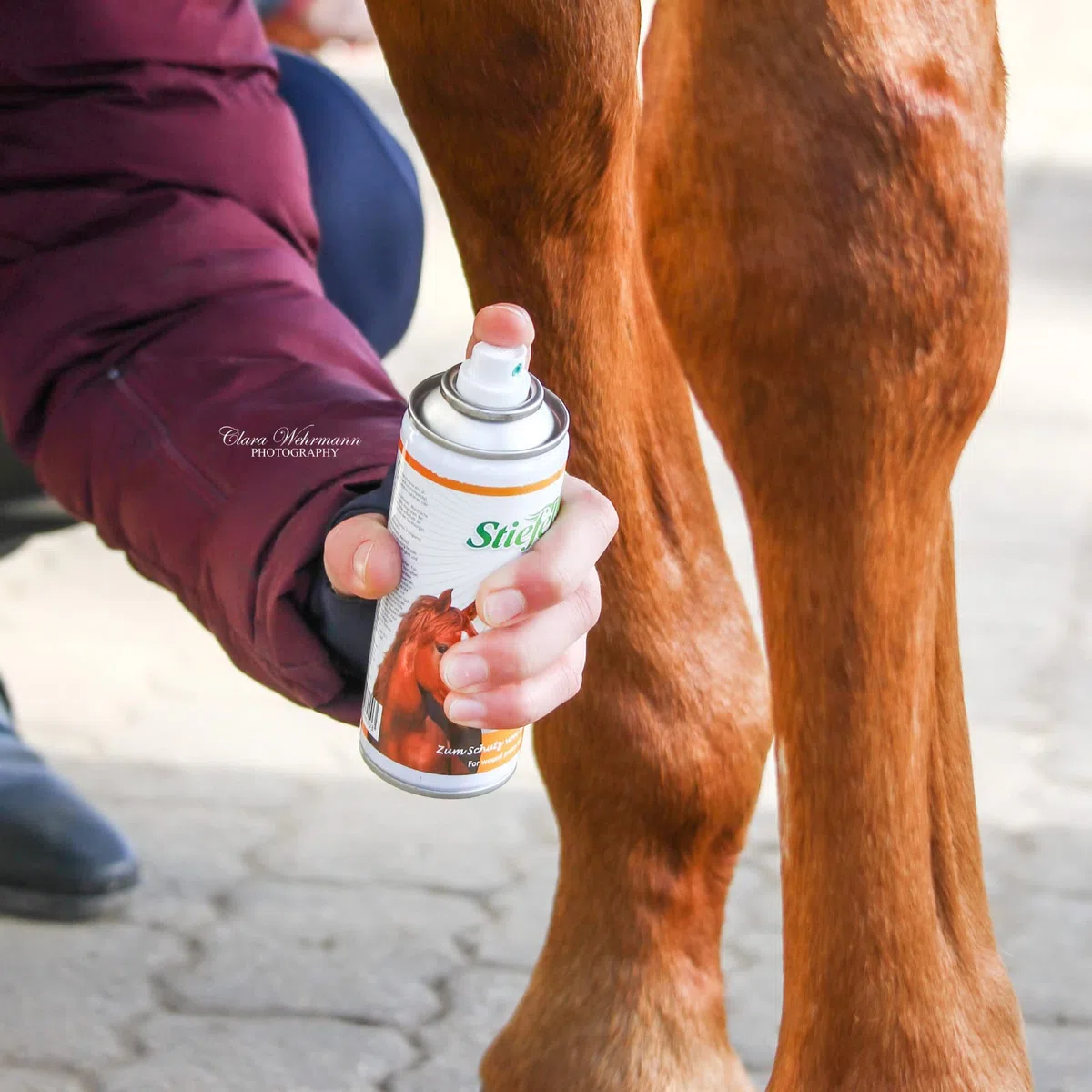 Stiefel Aluspray pour Chevaux - Spray de Protection des plaies avec Particules d'aluminium - Forme Une Couche protectrice Respirante - Favorise la cicatrisation des plaies - Brume Fine - 200 ML