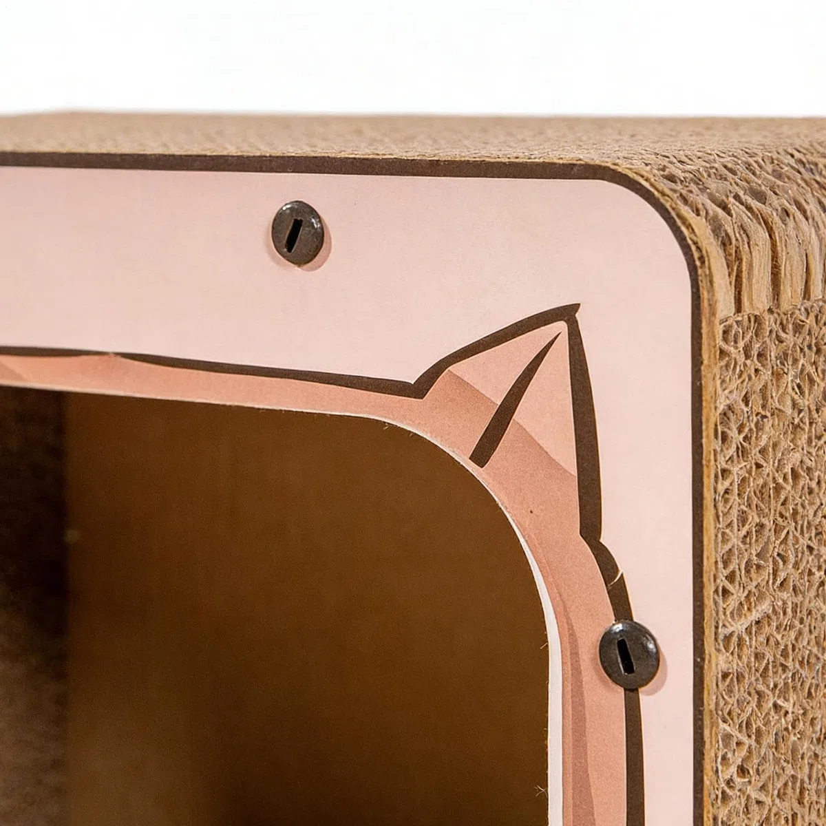 Maison À Griffoirs Chat,Jeu Interactif De Grimper pour Animaux | Maison en Carton avec Planche À Gratter pour Chat | pour Protection Meubles Enrichissement Jeu Exercice Petits Animaux D'Intérieur