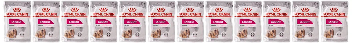 Royal CANIN Exigente Mousse | 12 x 85 g | Nourriture Humide pour Chiens Adultes à partir de 10 Mois | pour Chiens Difficiles | avec protéines de qualité supérieure