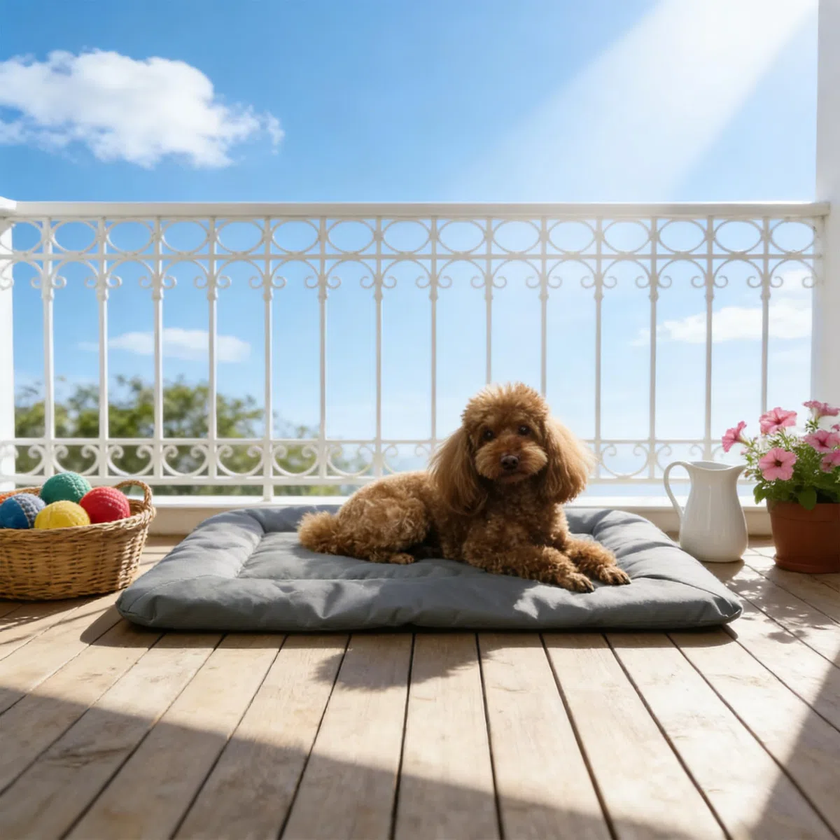 Tapis Chien Voyage, Extérieur pour Animaux De Compagnie Multifonction Matelas, Gris, Matelas pour Chien & Chat Imperméable, Gris, Imperméable, Pliable, Lavable