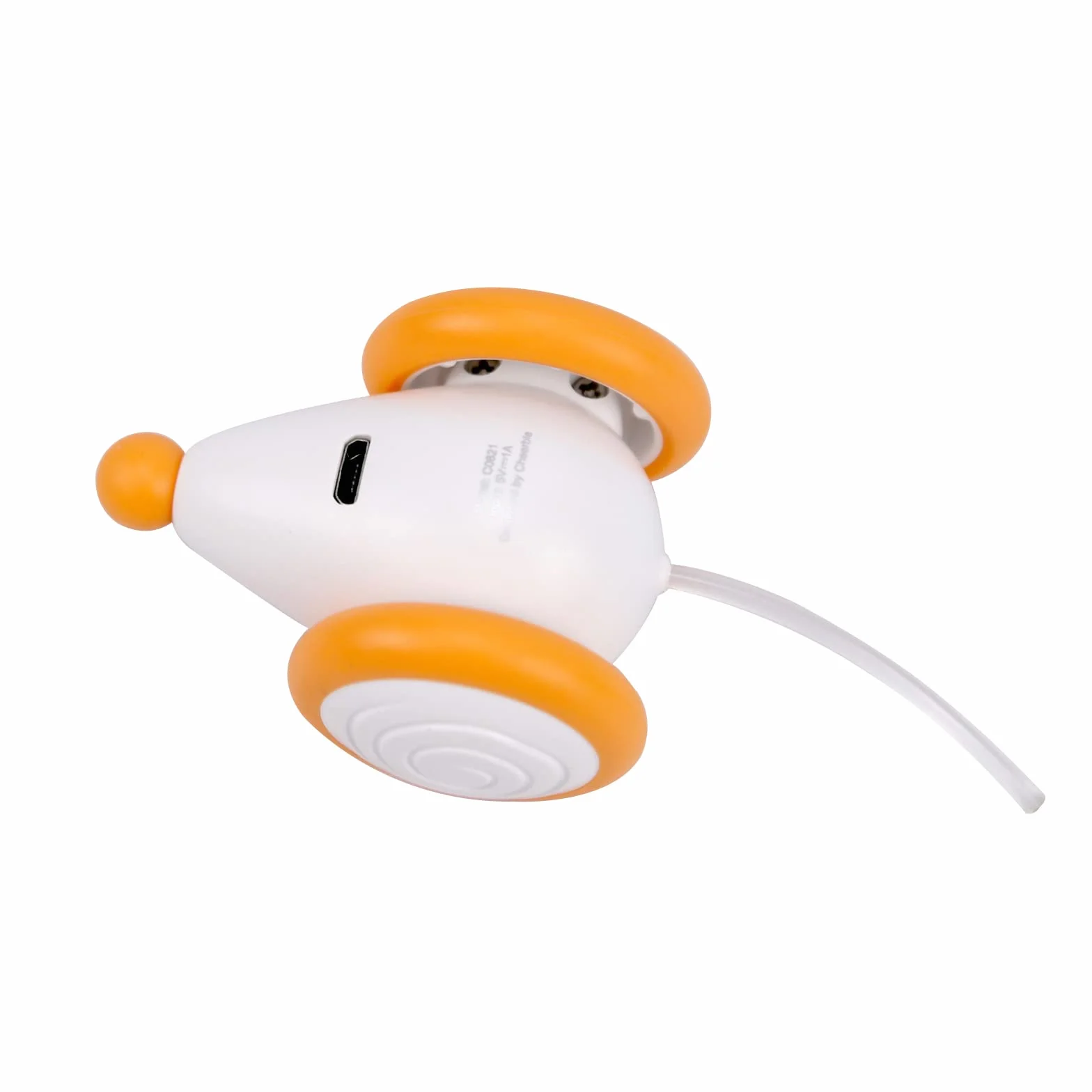 INF Souris jouet électrique pour chat, souris jouet pour chat avec câble USB, souris jouet interactive avec queue lumineuse