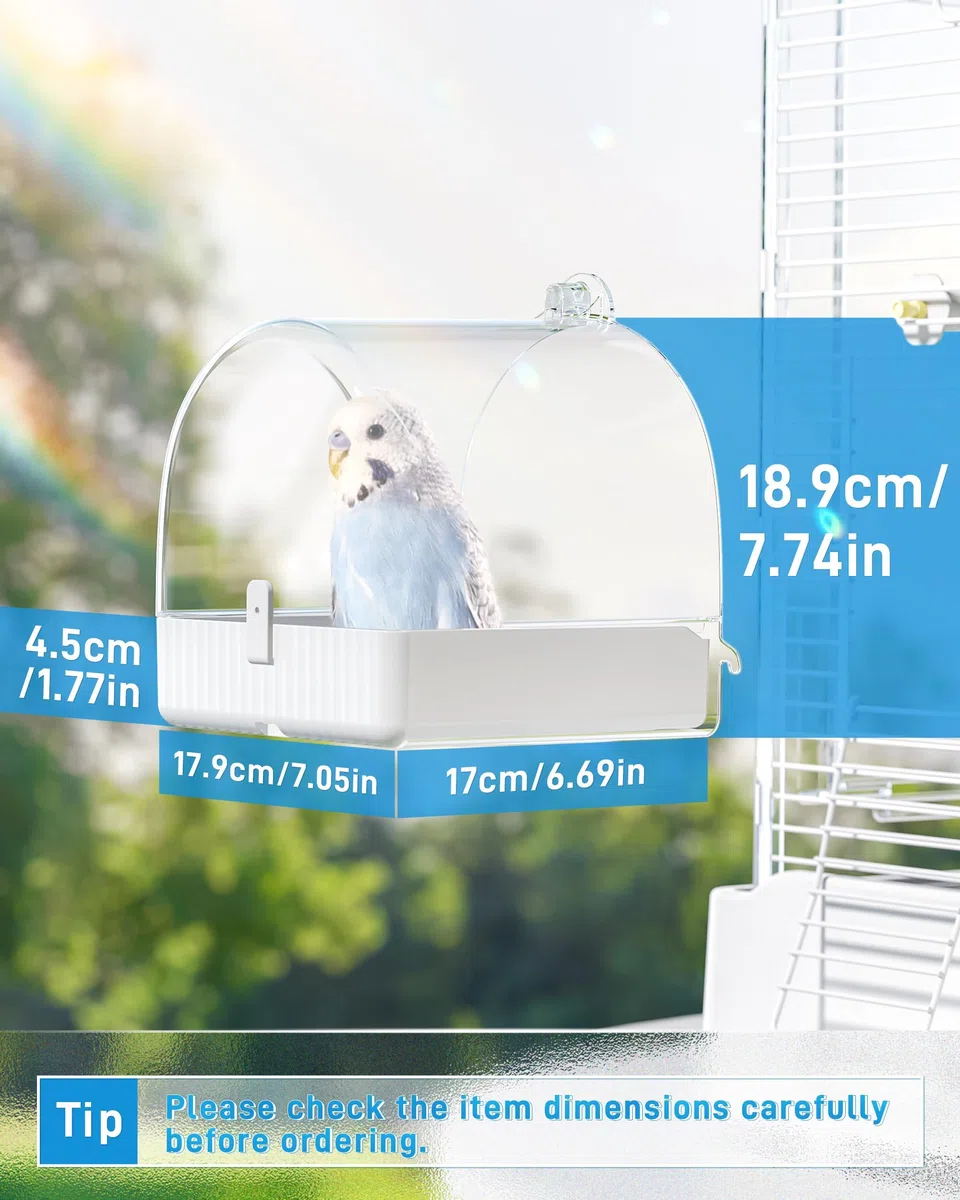 BUCATSTATE Bird Bathroom Transparent