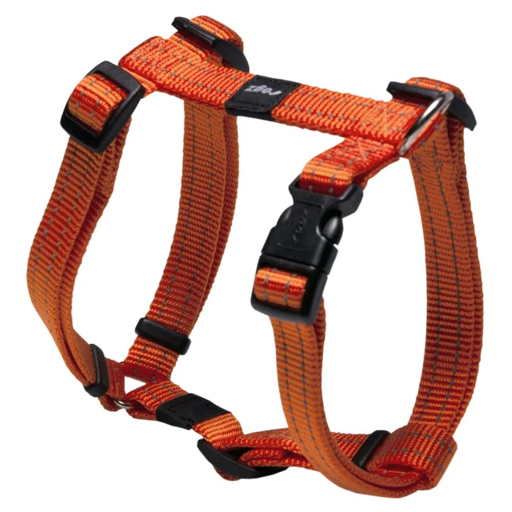 Rogz Snake Harnais réfléchissant Orange