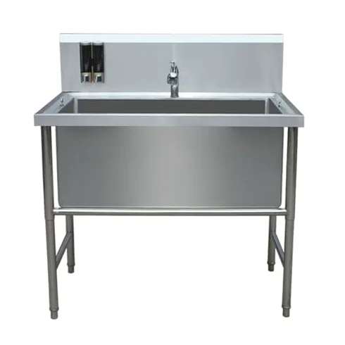 Baignoire pour chien en acier inoxydable, bassin de toilettage pour animaux de compagnie, table de bain en acier inoxydable pour grands chiens, évier de bain professionnel pour animaux de