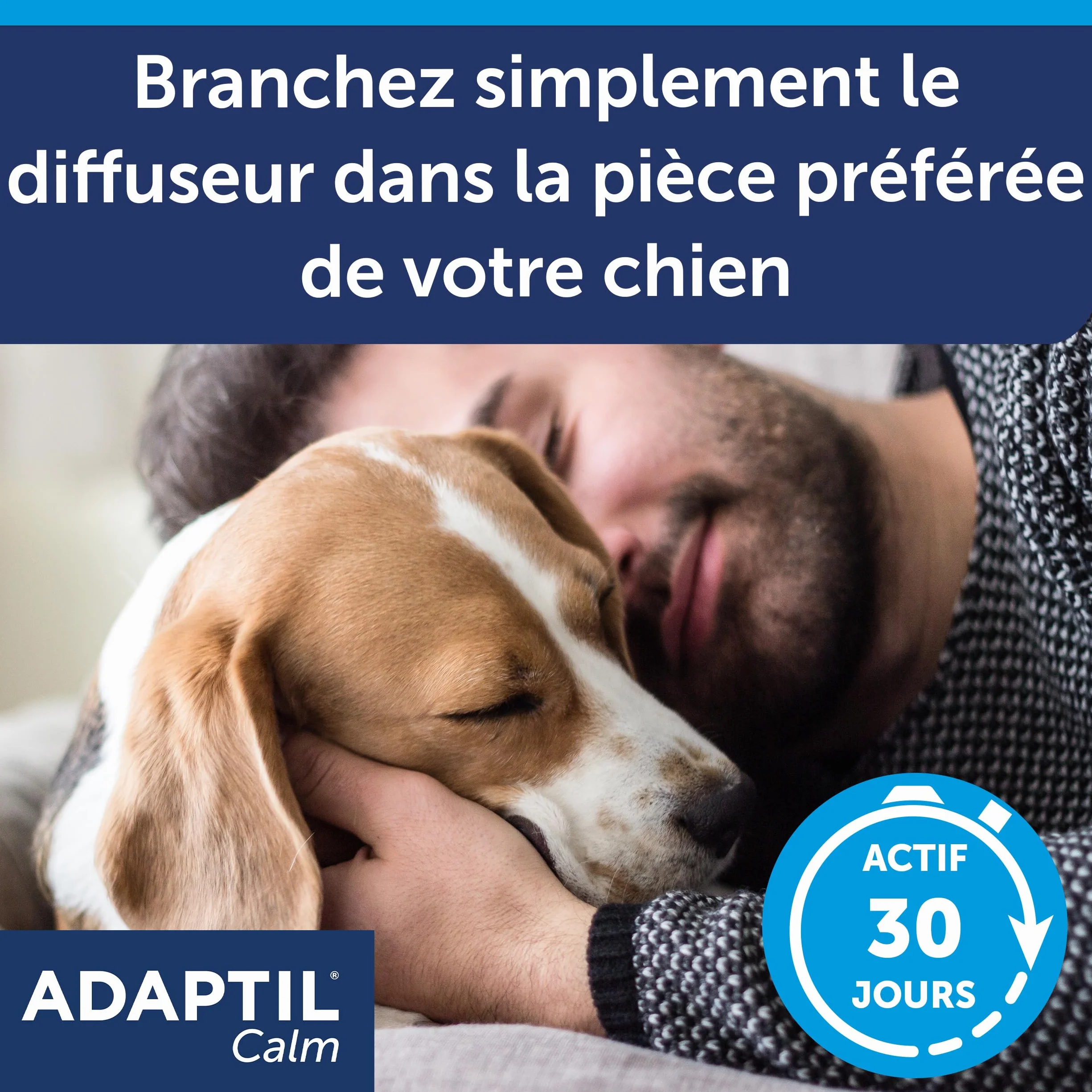 ADAPTIL Calm – Anti-stress pour chien – Diffuseur + Recharge 48 ml