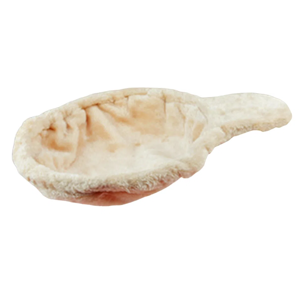 Panier hamac pour chat – Grande fixation d'arbre en forme de cuillère, pièce de rechange douce et résistante aux rayures, lavable, facile à installer, beige, 43,2 cm de diamètre