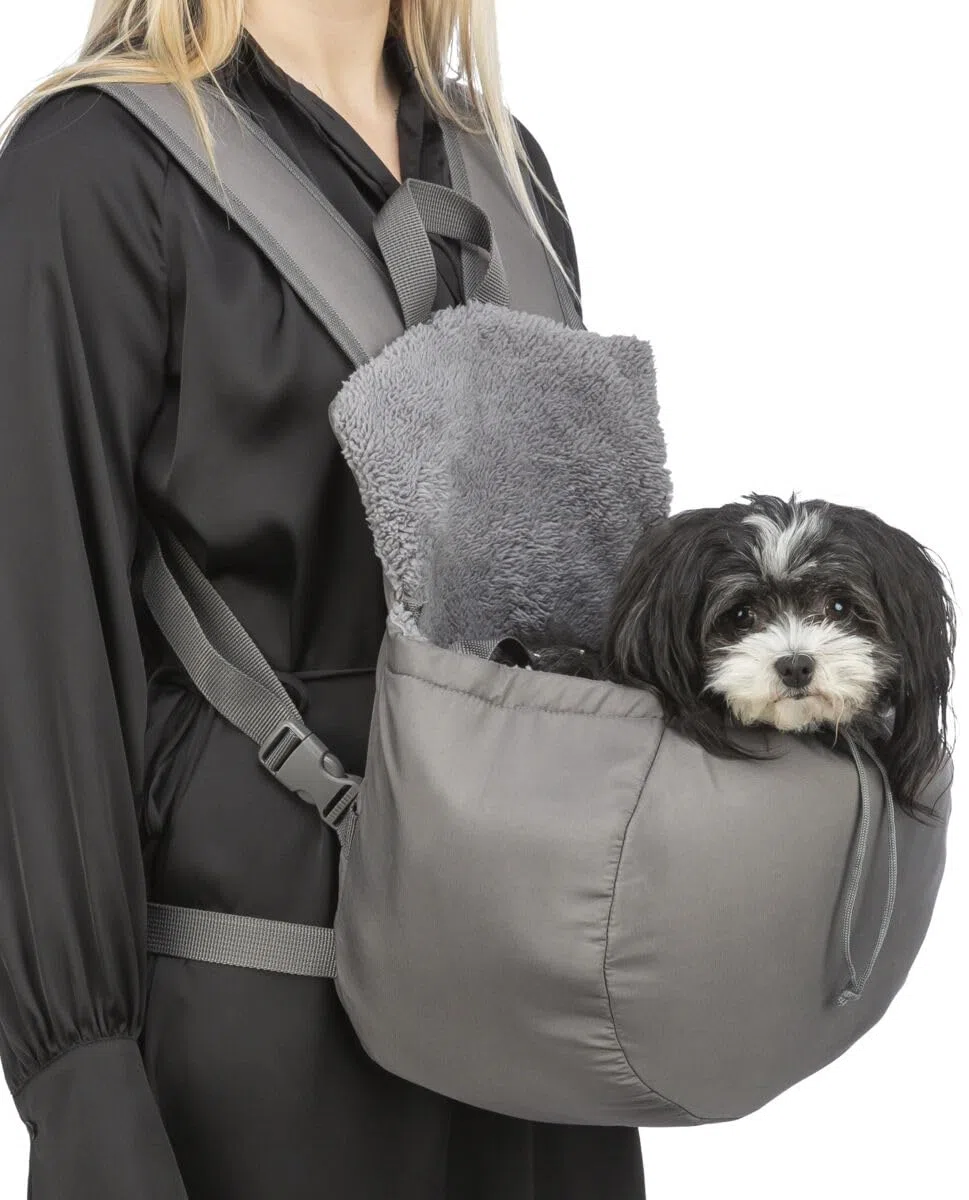 Trixie Pochette Avant Molly, 25 x 38 x 17 cm, Gris