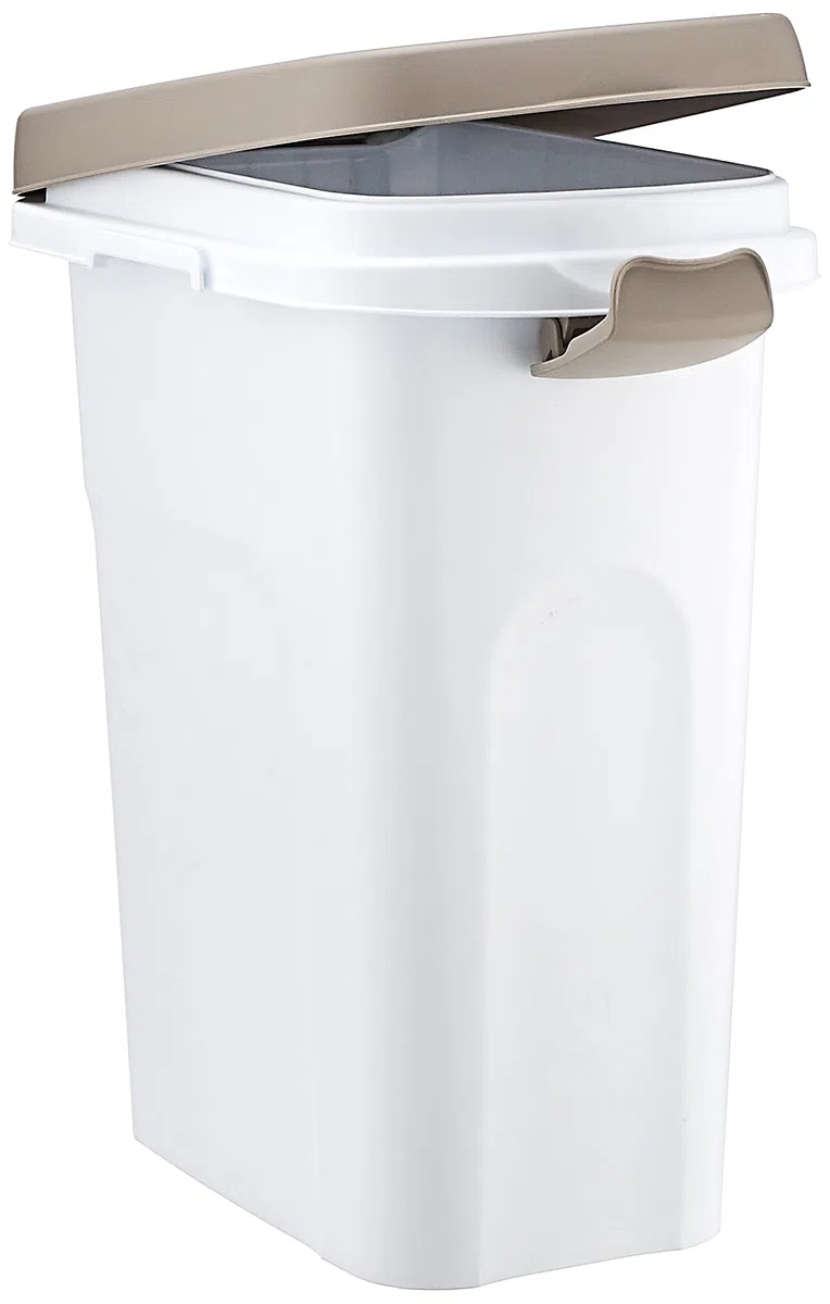 Stefanplast Conteneur Petfood Brun/Blanc, 15l pour Chien Petit