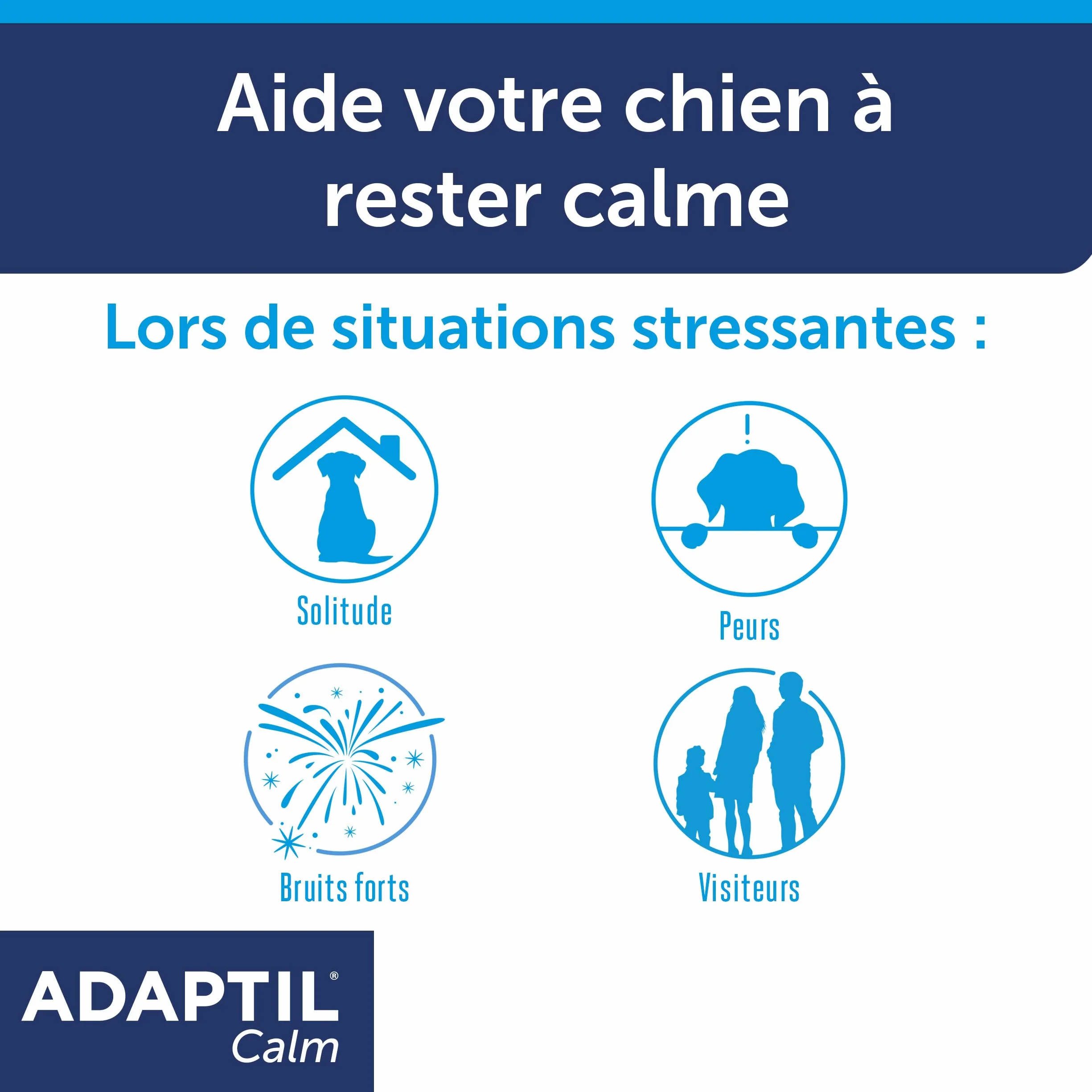ADAPTIL Calm – Anti-stress pour chien – Diffuseur + Recharge 48 ml