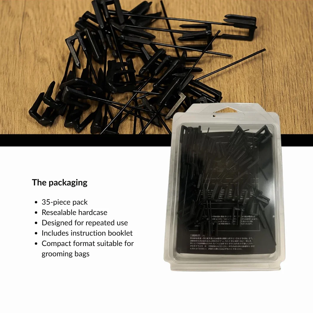 Deluxe | Pince pour chevaux | Convient pour chevaux et poneys | Réutilisable (Noir, Standard)