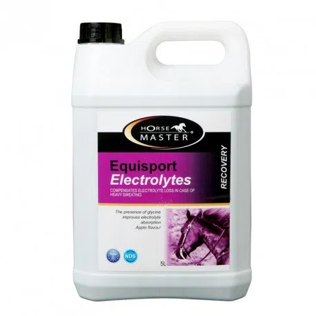 EQUISPORT ELECTROLYTE - Apport régulier d'électrolytes causée par la transpiration 5L