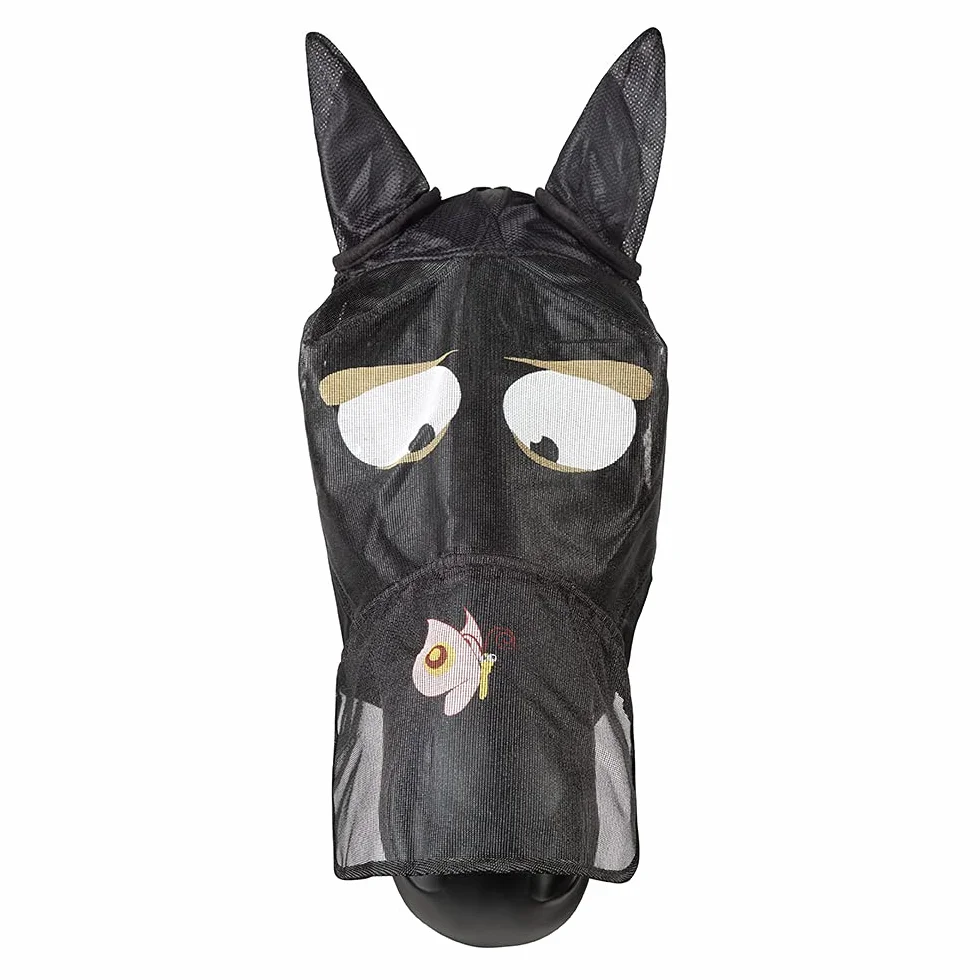 PFIFF 101013 Masque Anti-Mouches avec Motif pour Chevaux
