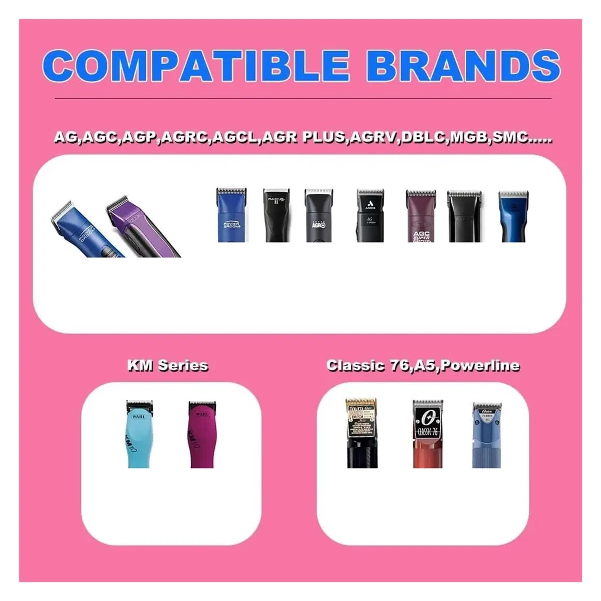Lame A5 Compatible Avec La Plupart Des Tondeuses, Notamment Andis Et Oster. Tondeuse À Poils For Chiens Heiniger Laube Moser, Facile À Nettoyer.(3F)