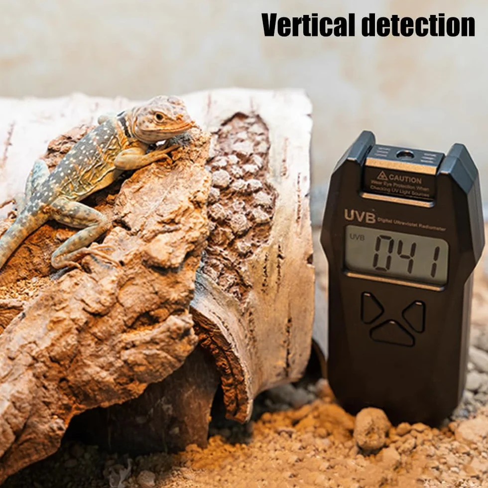 Indicateur UVB,Radiomètre Numérique Portable À Sonde Réversible avec Fonction D'enregistrement des Données pour Tests Environnementaux UVB