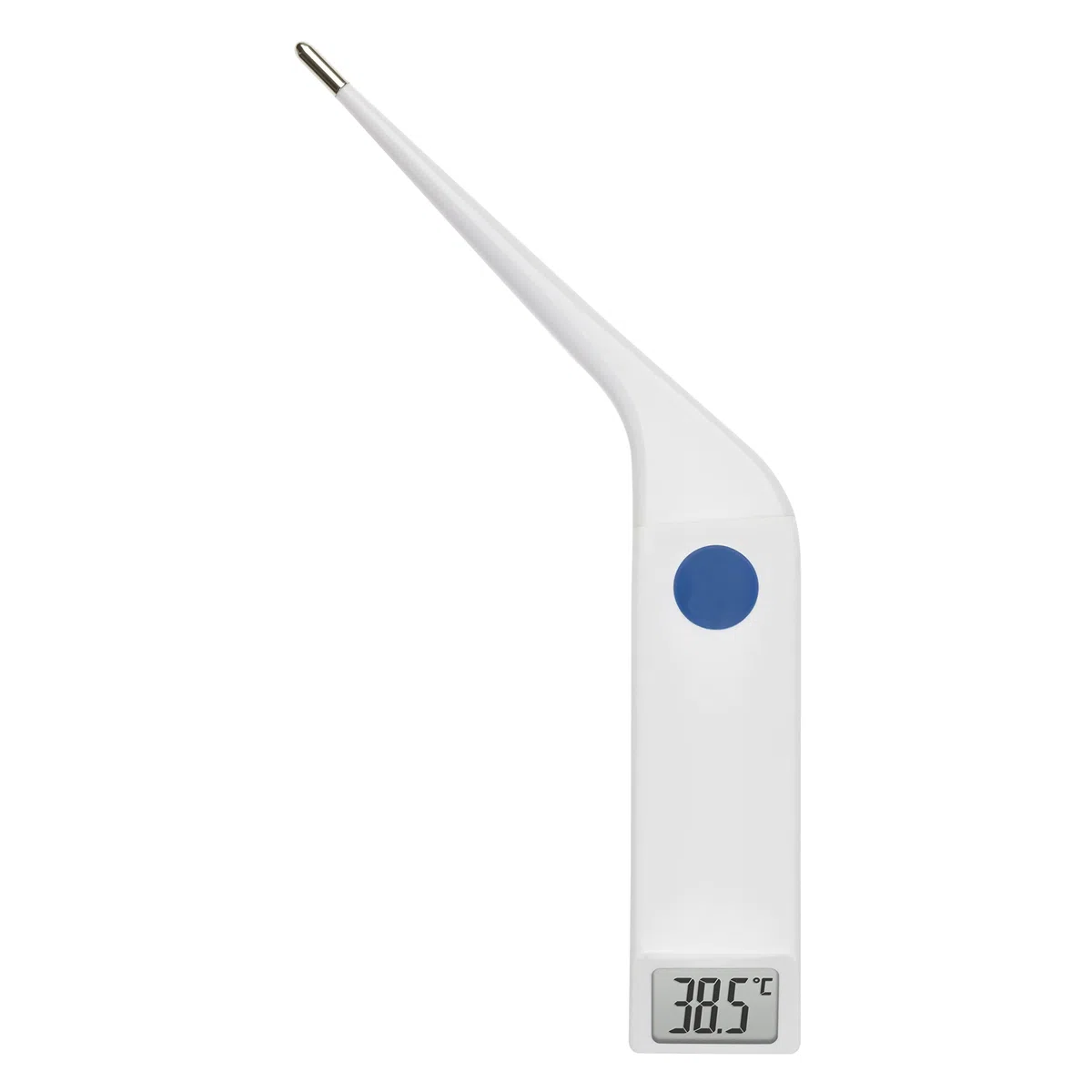TFA Dostmann Thermomètre vétérinaire numérique VET 112, 15.2019, pour la mesure de la fièvre chez les grands animaux, étanche IP67, avec mémoire des valeurs mesurées, blanc
