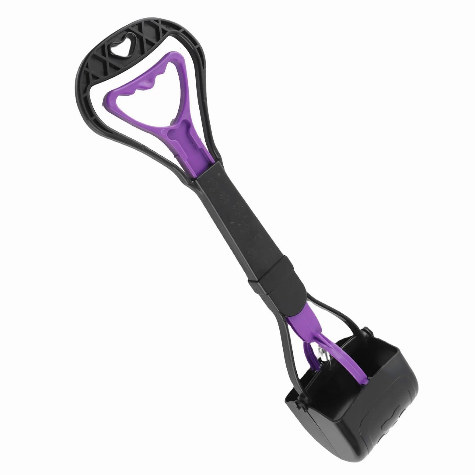 Alomejor Pelle à Crottes de Chien à Long Manche, Outil Pratique de Nettoyage des Déchets d'animaux de Compagnie pour Chiens de Taille Moyenne à Grande, Pelle à Crottes Ergonomique pour Une