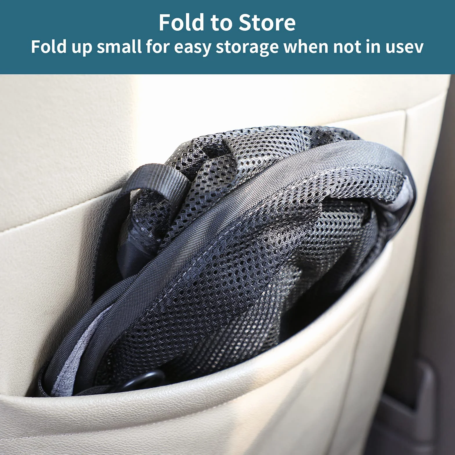 Petsfit Filet Voiture pour Chien Portable Filet de Protection Voiture Séparation pour Chien Chat Filet, Garde-Vhien SUV pour Un Transport en Toute Sécurité