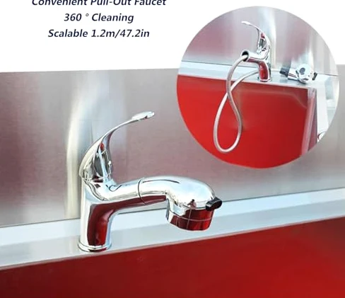 Baignoire pour chien en acier inoxydable, bassin de toilettage pour animaux de compagnie, table de bain en acier inoxydable pour grands chiens, évier de bain professionnel pour animaux de
