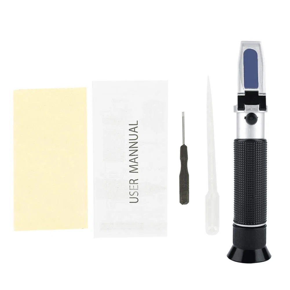KIKYO Salinomètre, testeur de Concentration de sel d'eau de mer salinomètre 0-100% Portable pour réservoir d'aquarium d'eau de mer