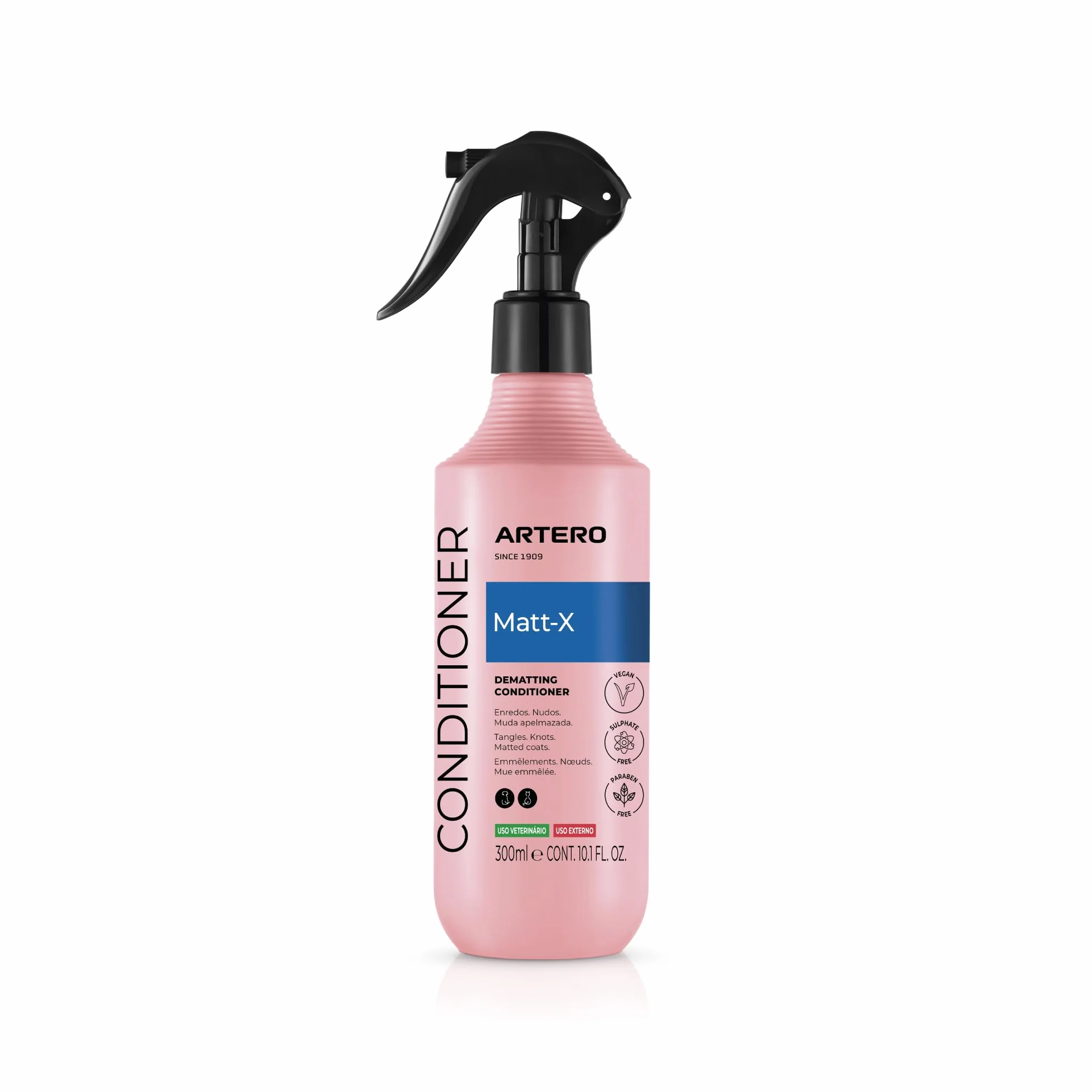 Démêlant-conditionneur Matt-X d'Artero pour Chiens et Chats.