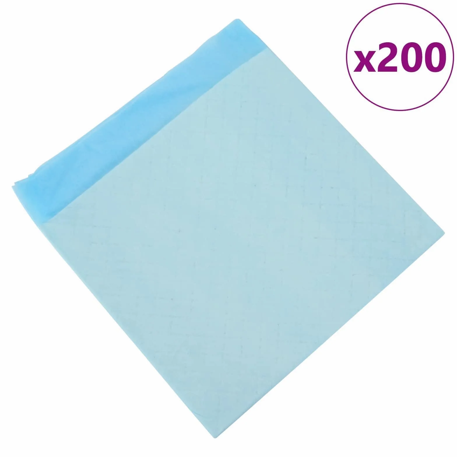 Lot de 200 Alaise pour Chien, Tapis Éducateur Hygiénique Jetable Absorbant Alèse Pipi Propreté Educateur pour Chien en Tissu Non tissé 200 pcs 45x33 cm