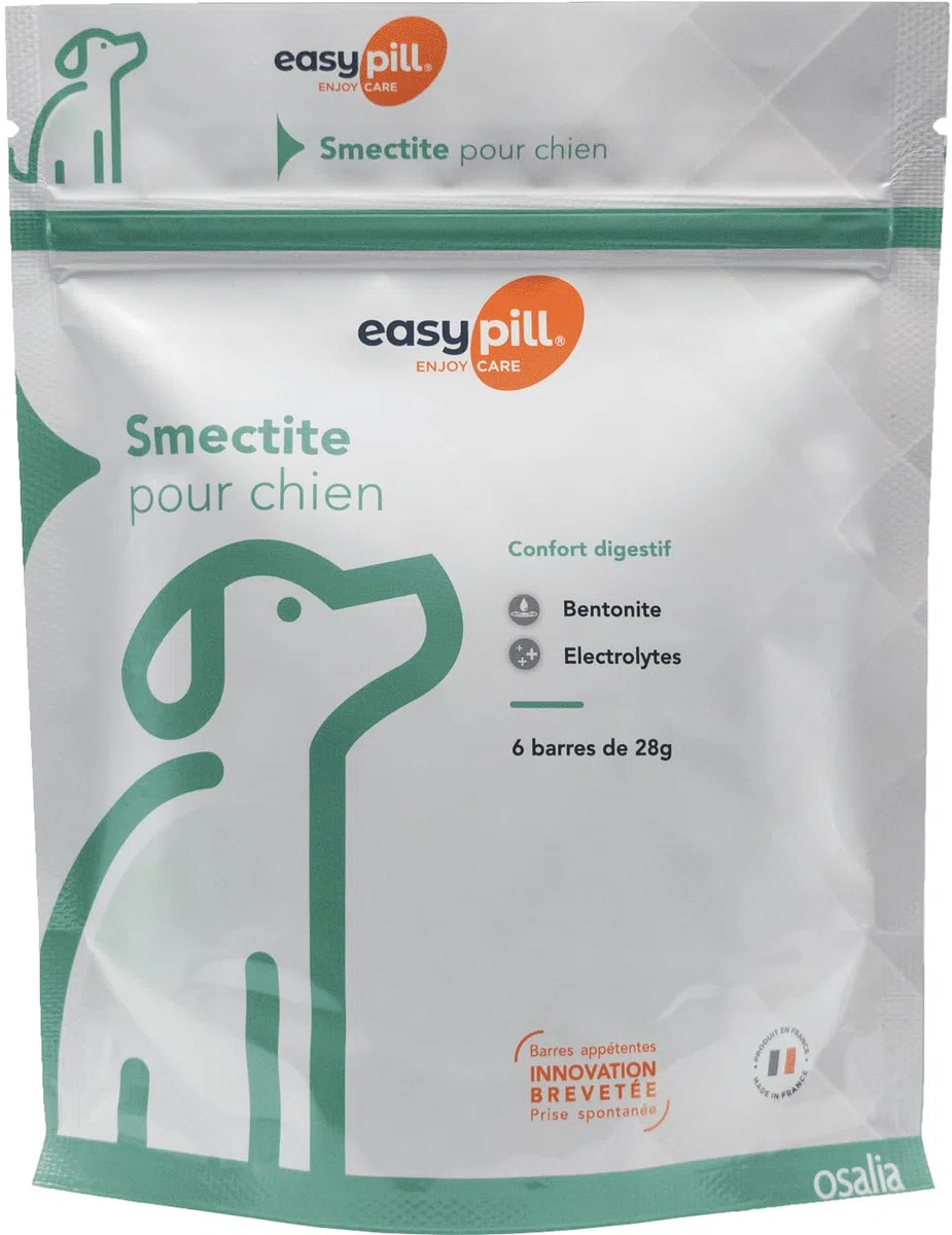 ZOOTECH Easypill Smectite Chien Boulettes - 6 sachets de 28 g