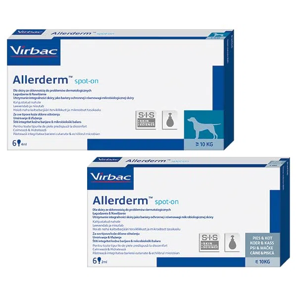 Virbac Allerderm Spot-On 4 ml X 6 pipettes