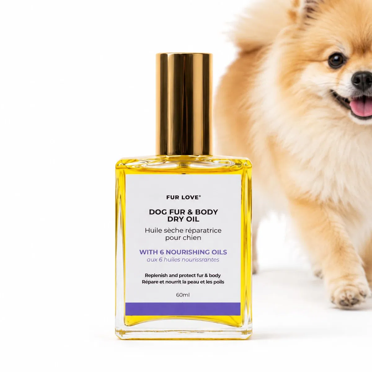 Huile De Soin Chien Argan Et Bourrache – Hydratation Peau, Poil – Nutrition Et Brillance – Texture Légère sans Effet Gras – Soin pour Chien Quotidien Pelage - Poil Sec ou Humide