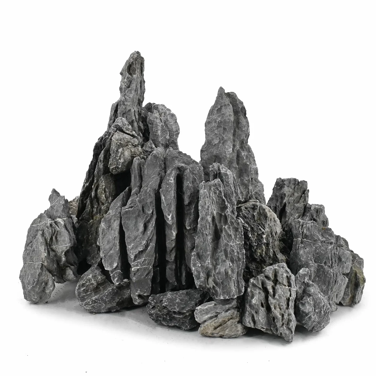 Unocho Pierres d’Aquarium Seiryu Rock 5kg Pierre Naturelle Dragon Stone pour aquascaping Aquarium décor Paysage Aquarium décoration modèle Miniature Jardin féerique(7,5-20cm)