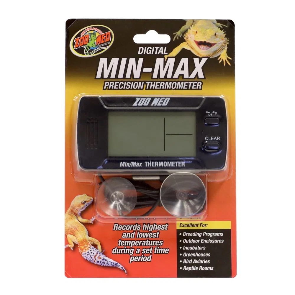 Zoo Med -Thermomètre Digital de précision Mini Maxi. TH-32 E. pour Reptiles.-ZO-387377