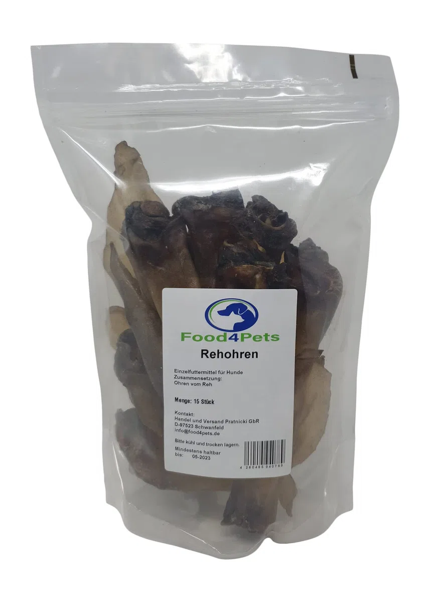 Rehohren Lot de 15 friandises pour chien – Friandises naturelles à mâcher dans un sac refermable, idéal pour les soins dentaires et la récompense pour chiens