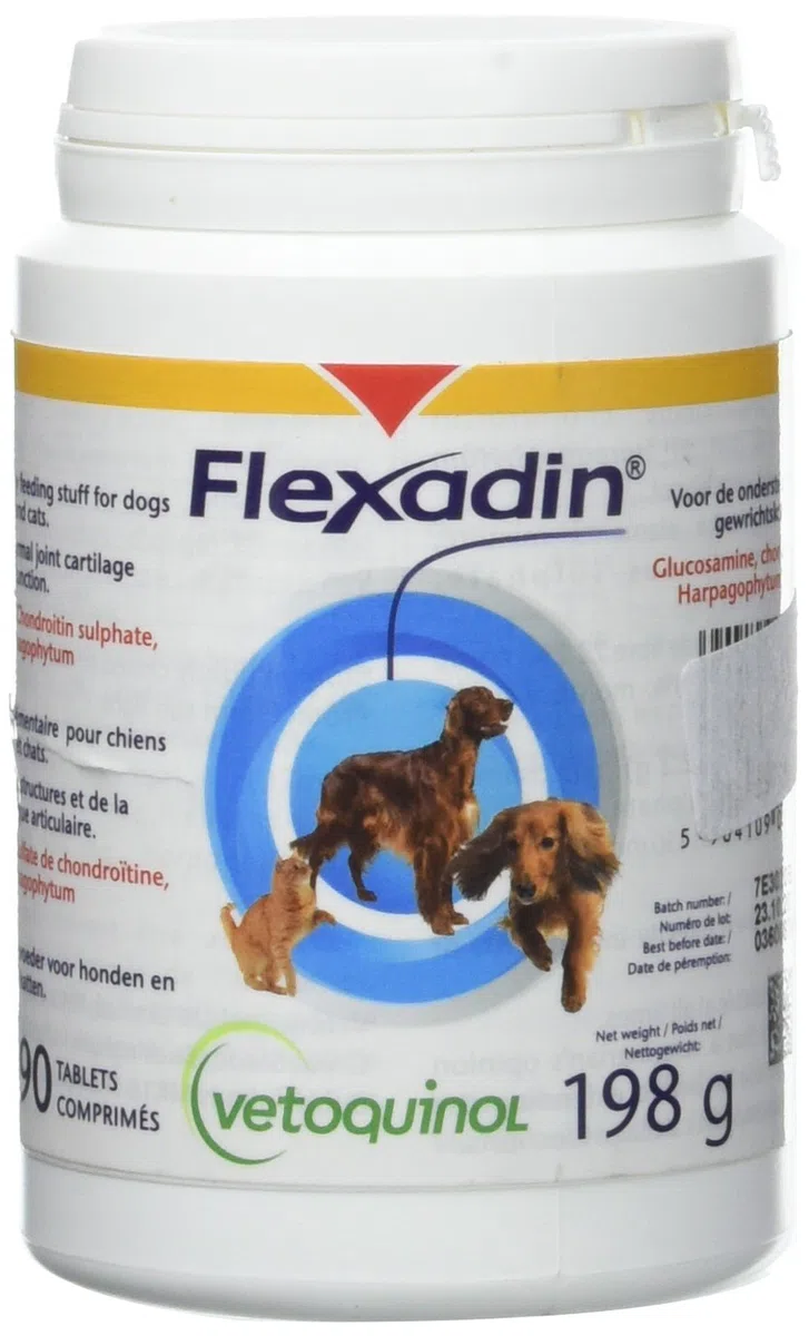 Vetoquinol Flexadin Complément Alimentaire Flacon de 90 Comprimés Sécables