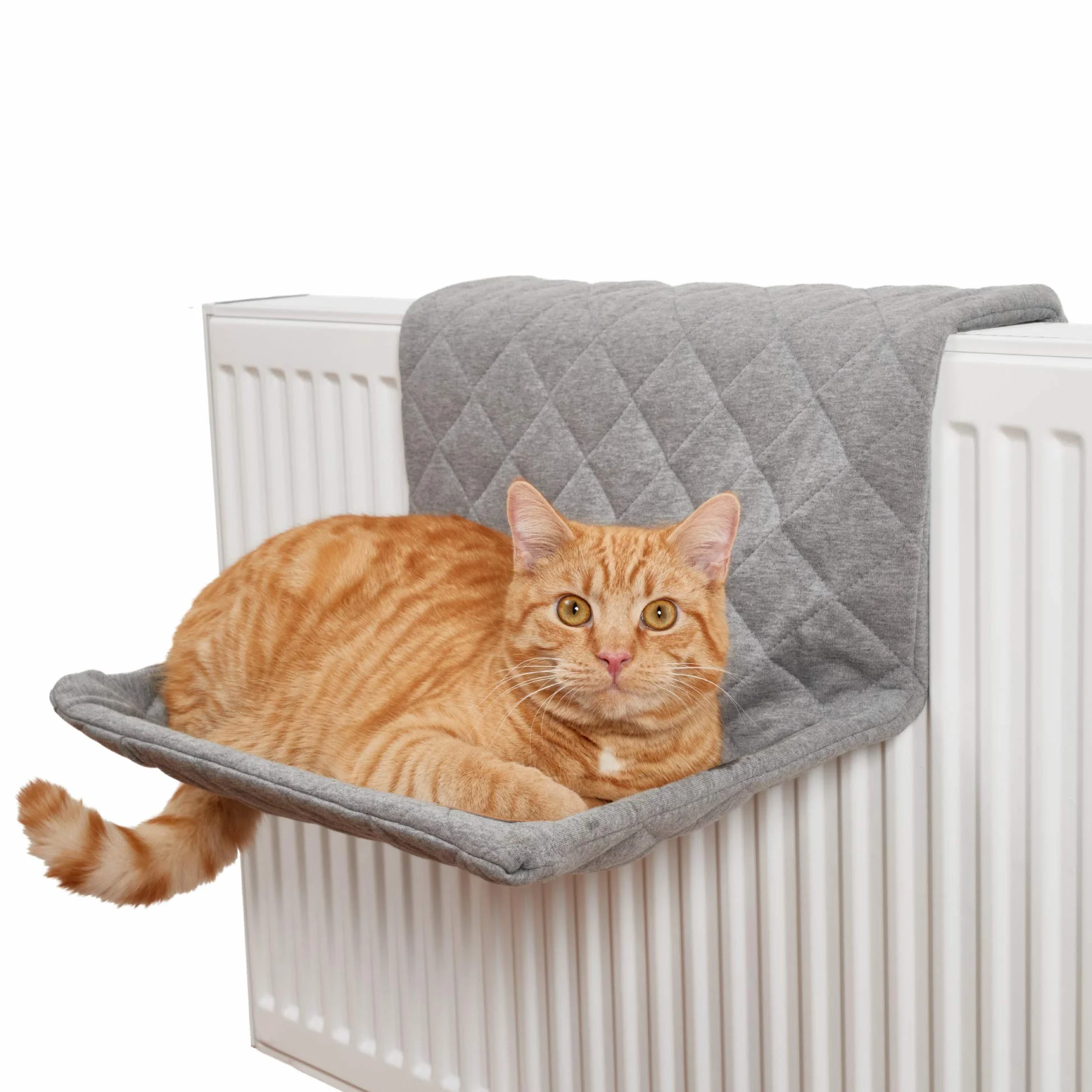 PiuPet® Hamac Chat radiateur I pour Les Chats jusqu'à 7kg I Tous radiateurs Courants I Lits pour Chats I Hamac Chat
