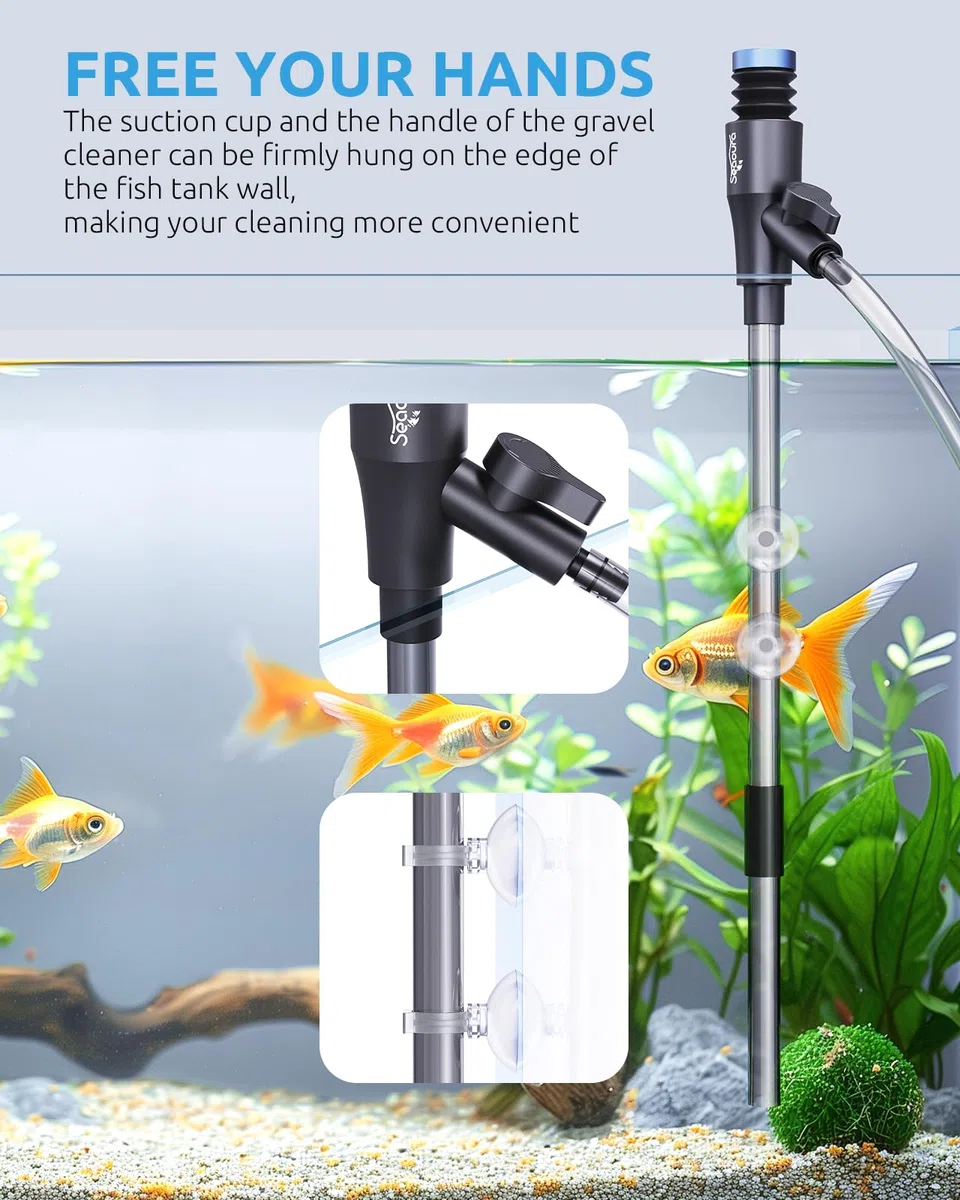 Pompe à siphon pour aquarium