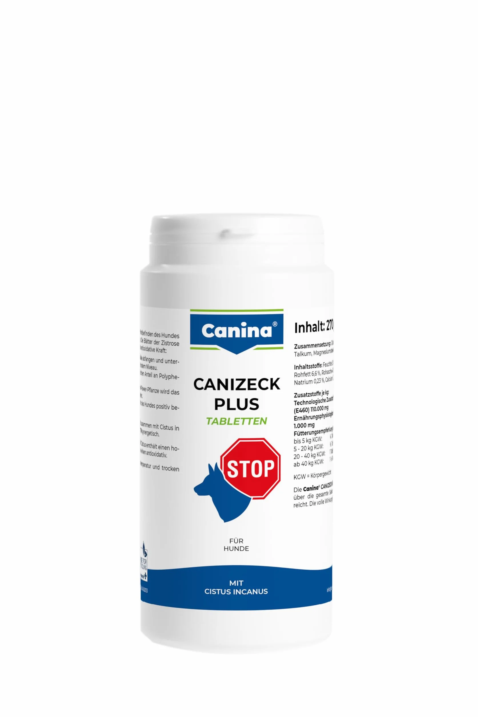 Canina Canizeck Plus Comprimés 270 g