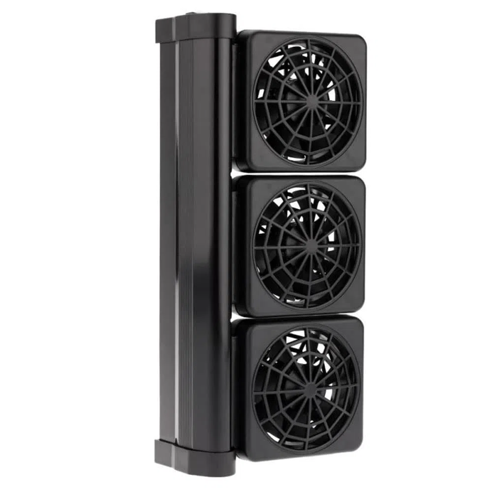 Ventilateur de refroidissement réglable pour aquarium, 2 niveaux pour eau salée/eau douce (3 ventilateurs)