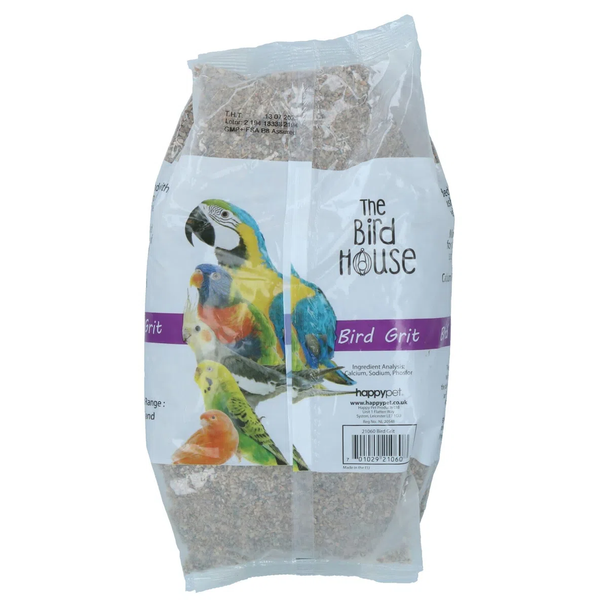 AB Tools Litière pour cage à oiseaux 2 kg avec huîtres moulues calcium et minéraux Aide à la digestion