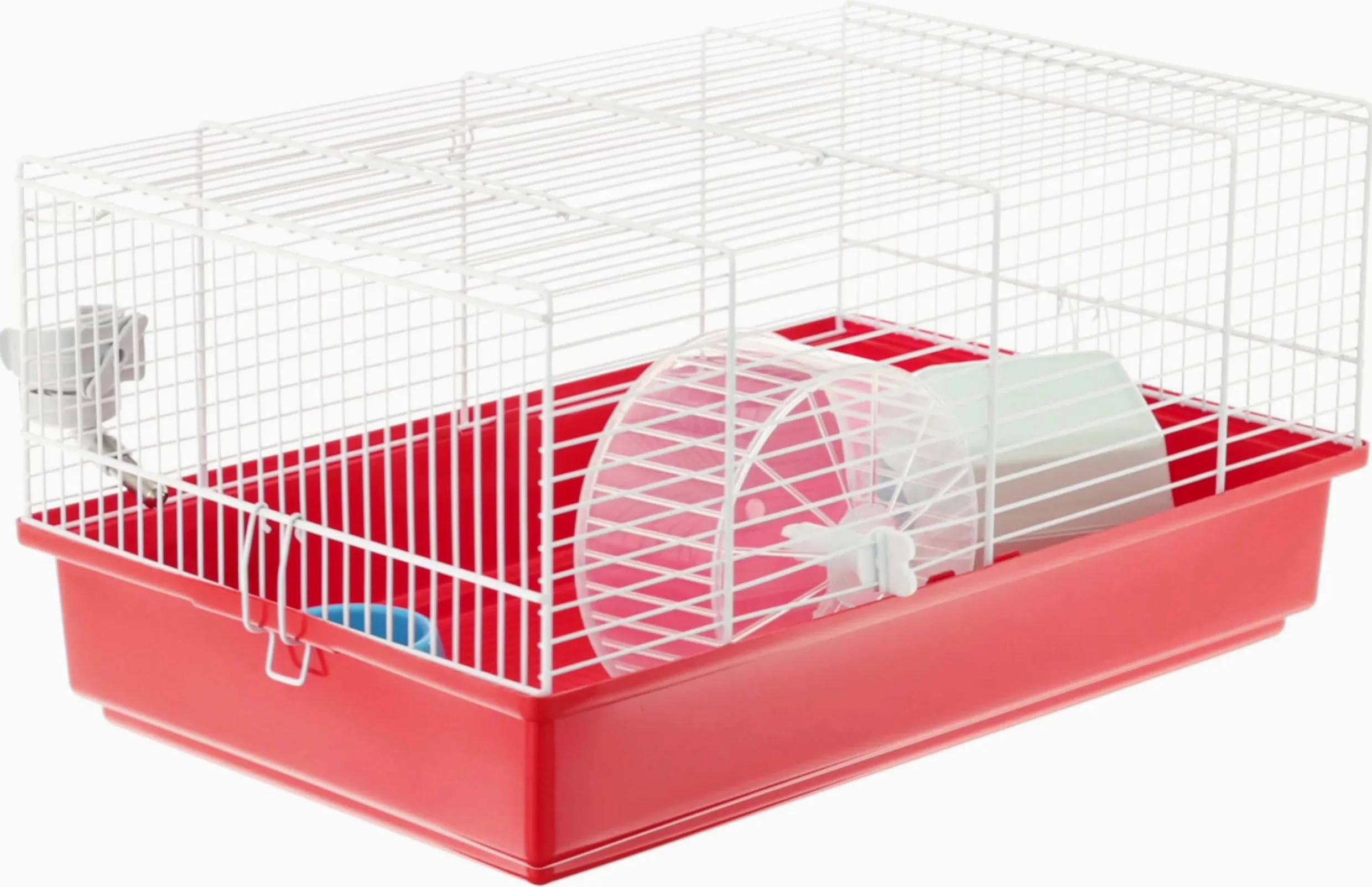 Ferplast Cage pour Hamsters Petits Rongeurs CRICETI 9,Cage Hamster en Plastique, Accessoires Inclus: Roue Hamster, Biberon, Maison Hamster, Mangeoire 46 x 29,5 x h 23 cm.