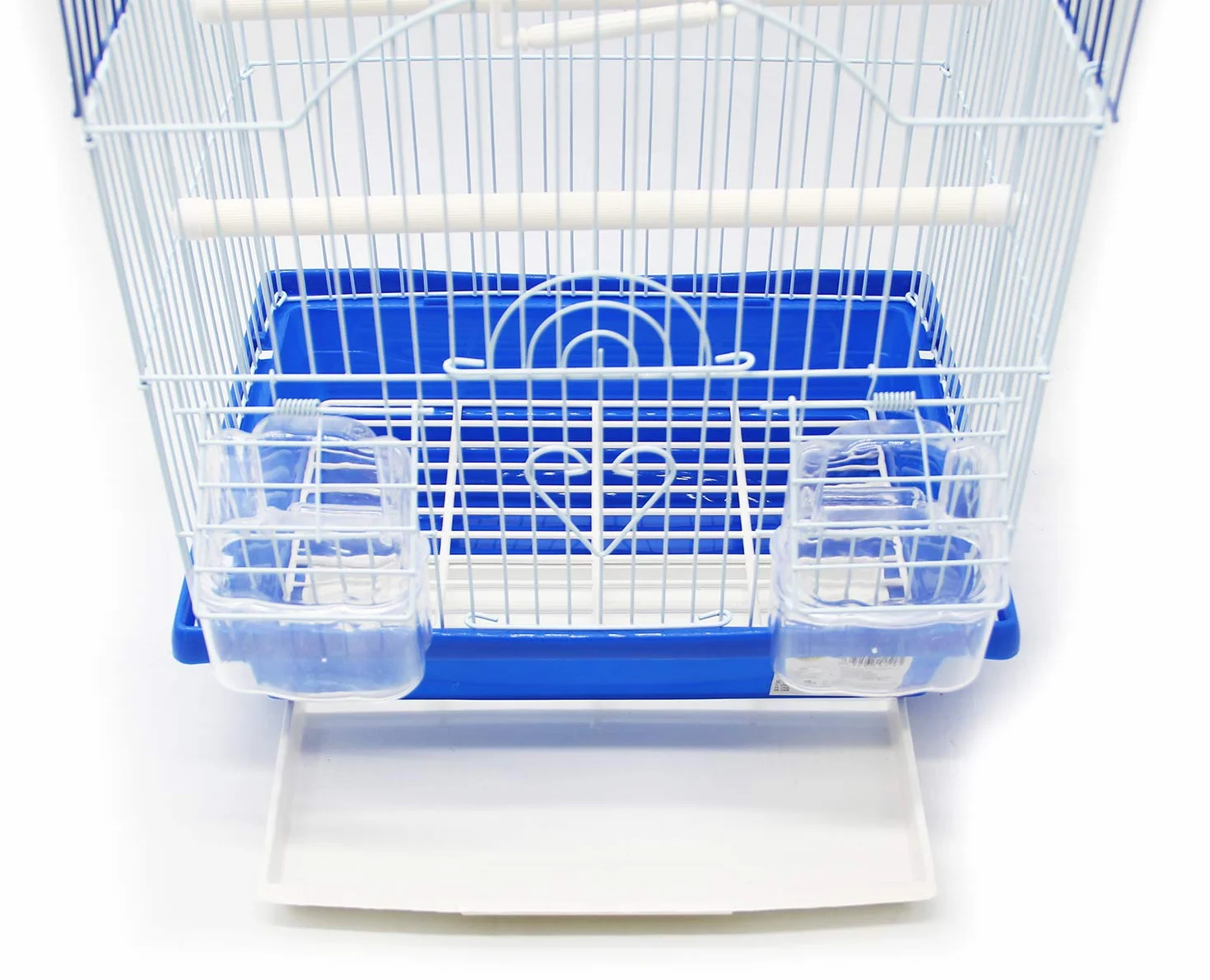 BPS(R) BPS Cage à oiseaux en métal avec mangeoire abreuvoir cuvette Couleur envoie au hasard 30 x 23 x 39 cm BPS-1229
