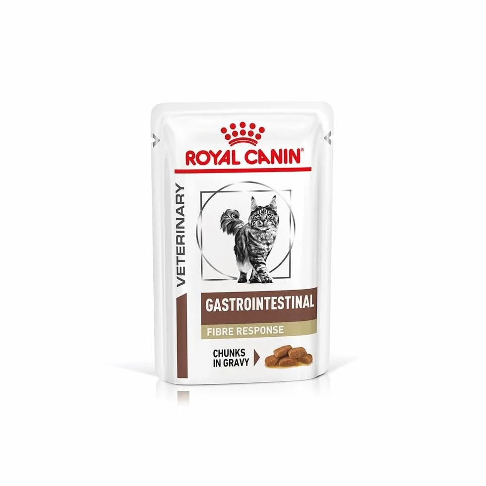 Royal Canin Gastro Intestinal Fibre Response | 12 x 85 g | Aliment Complet diététique pour Chats Adultes | Souffrant de Constipation Chronique ou de problèmes Gastro-intestinaux