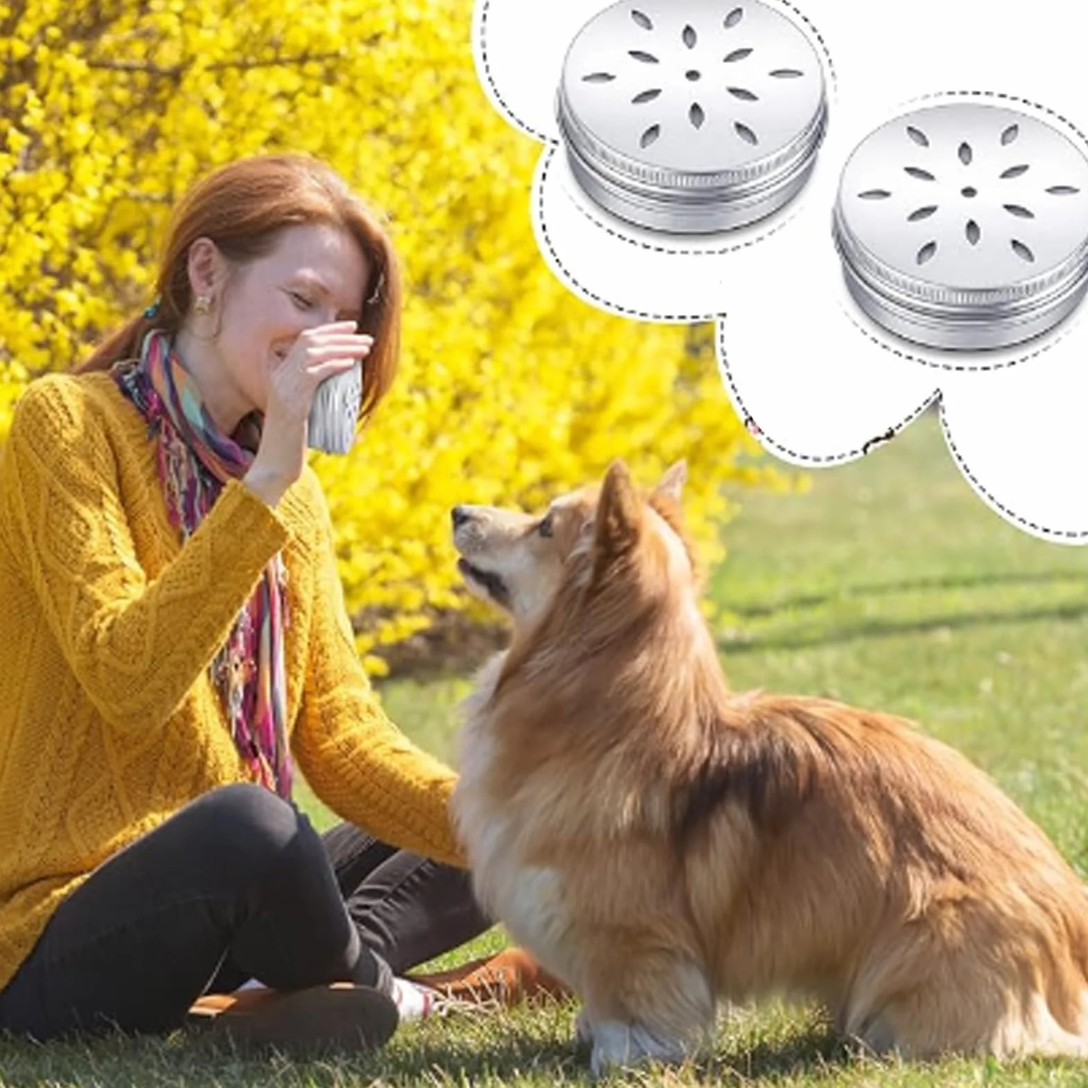 RIZGHWOY 10 Canettes de Dressage d'Odeurs pour Chiens, Kit Olfactif Canin, Conteneurs en Aluminium avec Points Magnétiques pour Activités de Dressage