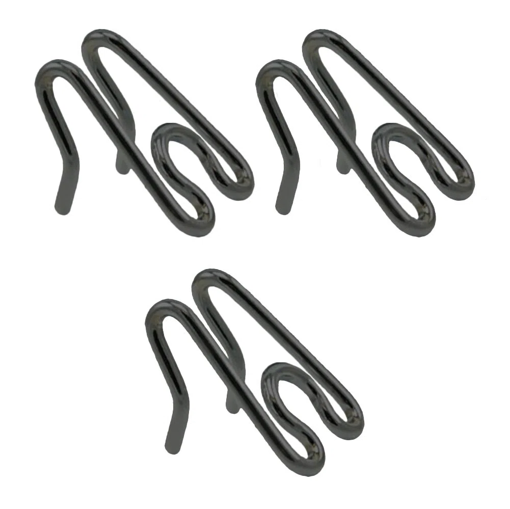 Herm Sprenger – Package de 3–2,25 mm en Acier Inoxydable Noir Spike/Pincer/Attaches Extra Link 50530